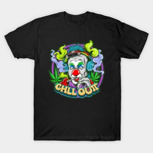 Urban Style Clown with Headphones T-Shirt